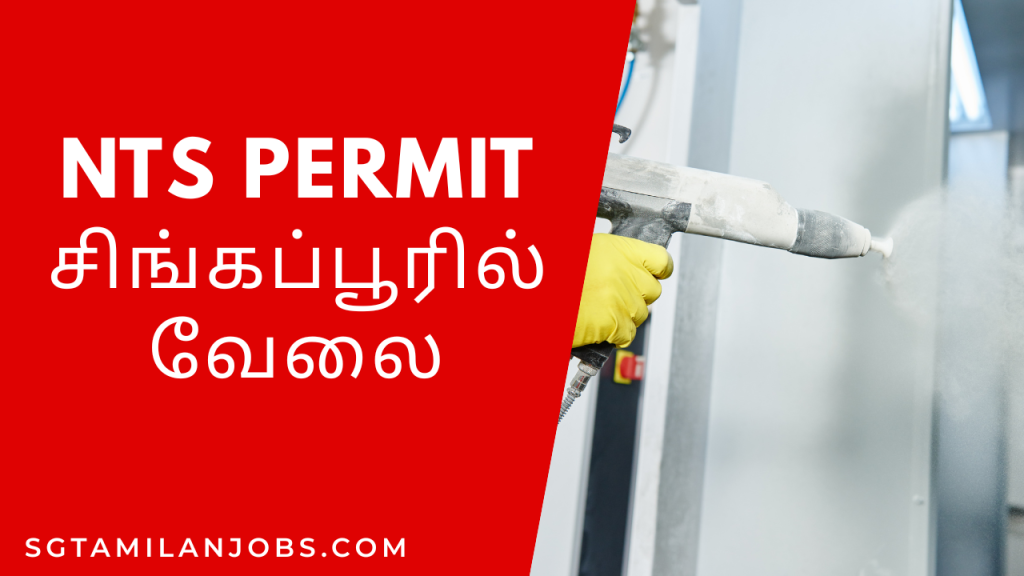 NTS PERMIT உடன் சிங்கப்பூரில் வேலை